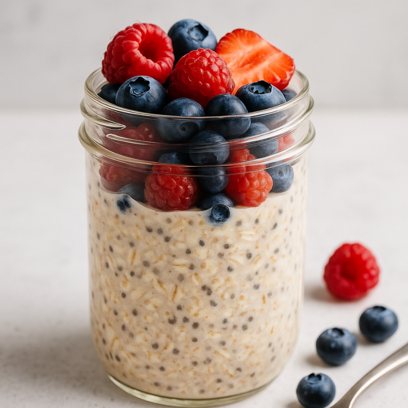 Berry Overnight Oats: A Simple & Nutritious Breakfast